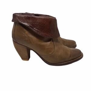Anthropologie J.Shoes Leather Ankle Boots 7.5